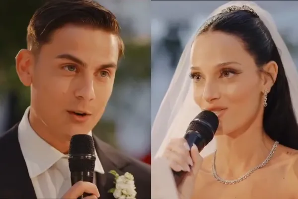 El video que emocionó a todos: los votos matrimoniales de Oriana Sabatini y Paulo Dybala