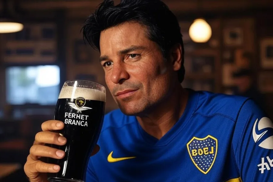 Los usuarios de X también publicaron una imagen con IA de Chayanne junto a Riquelme.