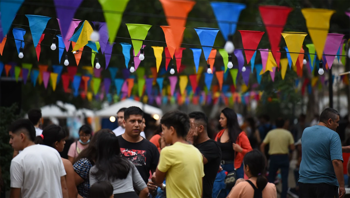 FERIA. En el parque Avellaneda habrá puestos de emprendedores y un patio de comida.