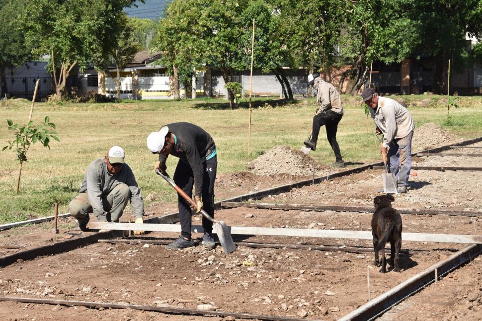 MÁS COMODIDAD. Se trabajó en mejorar los lugares que recorren los vecinos.