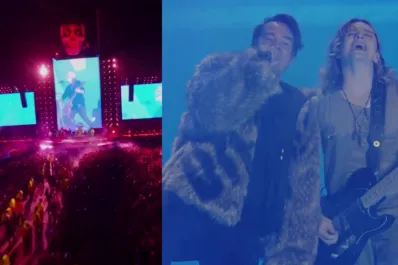 Así fue la sorpresiva aparición de Chano en el concierto de Airbag