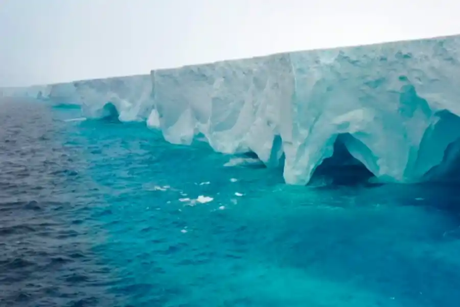 Así se ve el iceberg A23a.