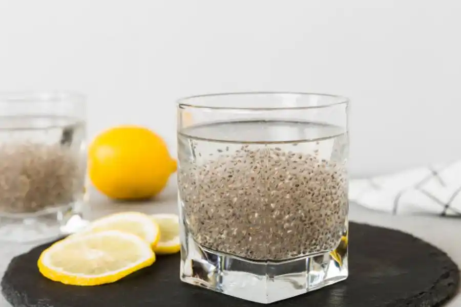 El agua de semillas de chía pued mejorar la salud cardiovascular. 