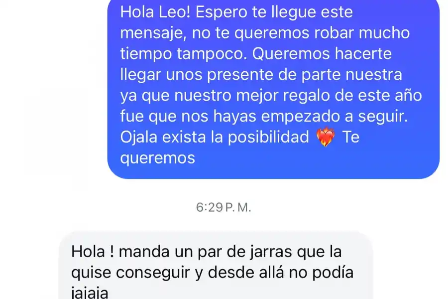 INÉDITO. La respuesta de Messi al privado de Instagram de Un Poco de Ruido.