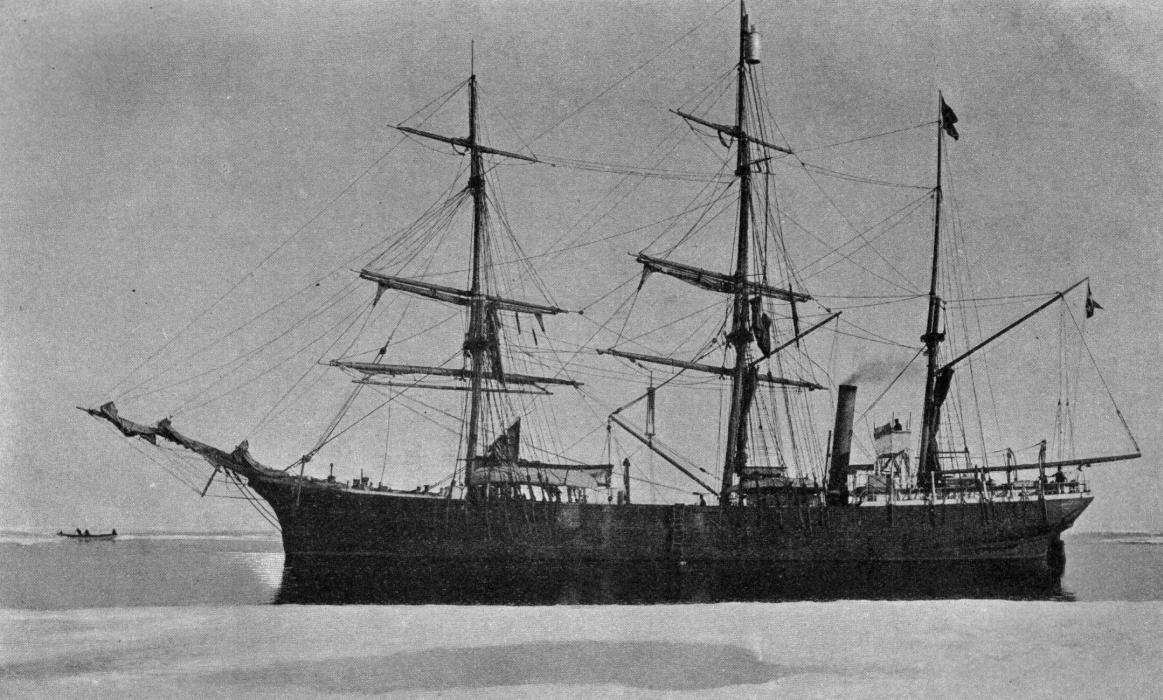 ANTARCTIC. Una imagen del velero hundido en el mar de Weddell, tras colisionar con bloques de hielo./WIKIPEDIA