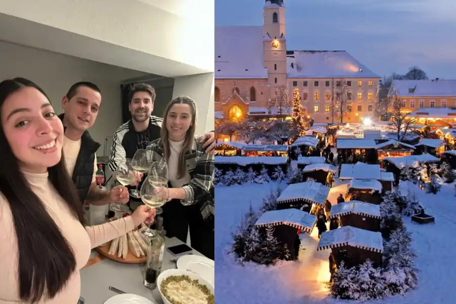 Los mercados navideños forman parte del paisaje alemán durante las fiestas de fin de año.