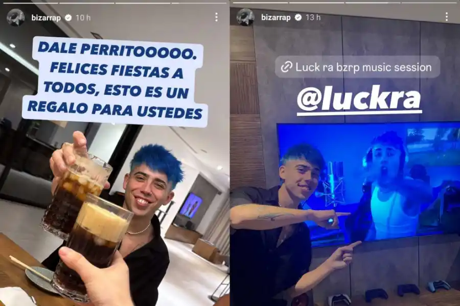 La celebración por la nueva Music Session de Bizarrap.