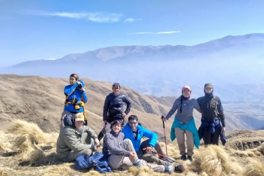 EL EQUIPO DE LA MISIÓN. Parte del grupo del Proyecto Mercedario.