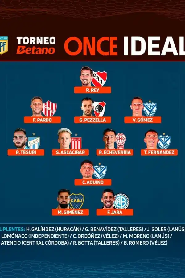 Un volante de Atlético Tucumán integra el equipo ideal de la Liga Profesional 2024