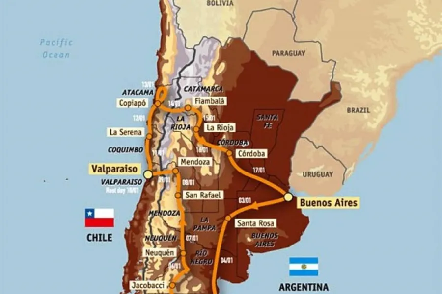 IMÁGEN DE UN RECORRIDO. que queda en las memorias de los fanáticos latinoamericanos del dakar./DAKAR