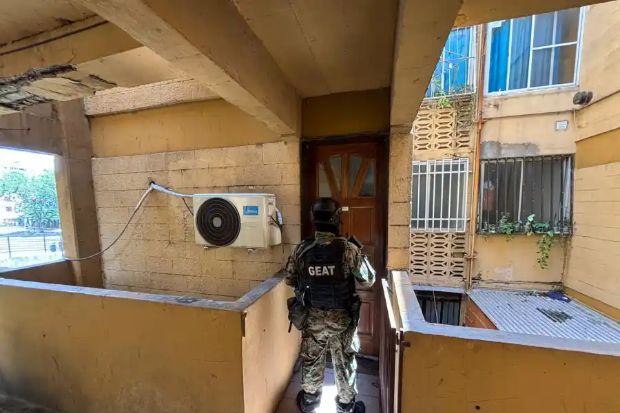 Operativo de la PSA.