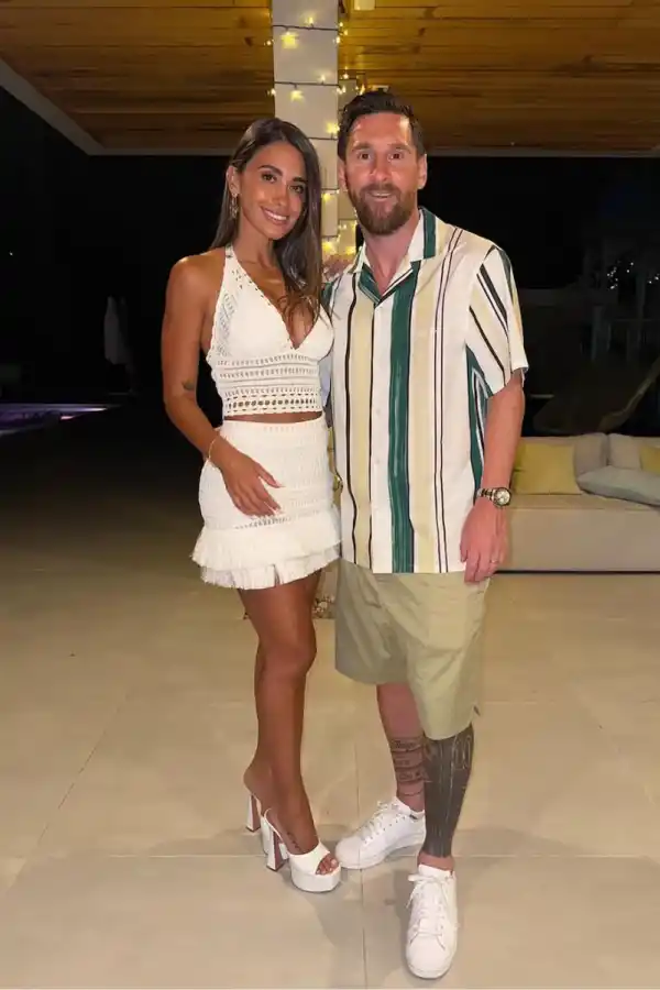 Messi y Antonela pasaron Año Nuevo en Rosario