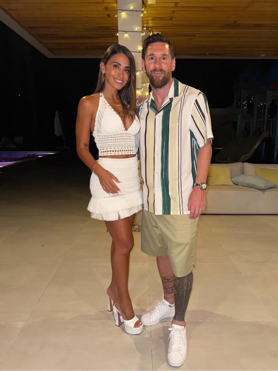 Messi y Antonela pasaron Año Nuevo en Rosario