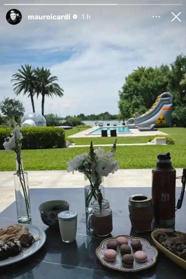 El posteo de Mauro Icardi el 1 de enero del 2025