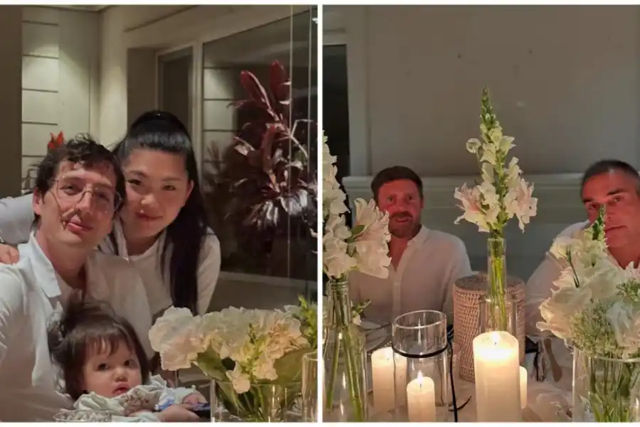 La China celebró Año Nuevo con su hermano, su cuñada y su sobrina. Además de algunos amigos