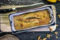 Pan de avena, banana y nueces: un budín saludable y delicioso para la merienda