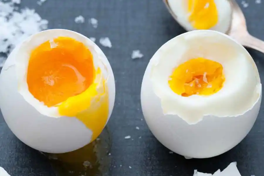 Los huevos hervidos son los más saludables. 