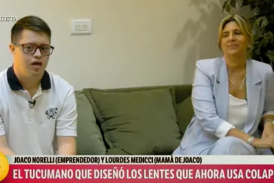 La inspiradora historia de Joaquín, el tucumano que diseñó los lentes que lució Colapinto