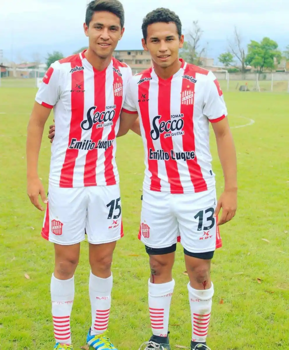 EN EL RECUERDO. Alarcón compartió plantel en San Martín con Rodrigo Cuellar.