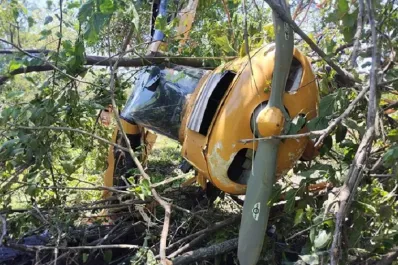 Salta: cayó una avioneta que promocionaba un circo
