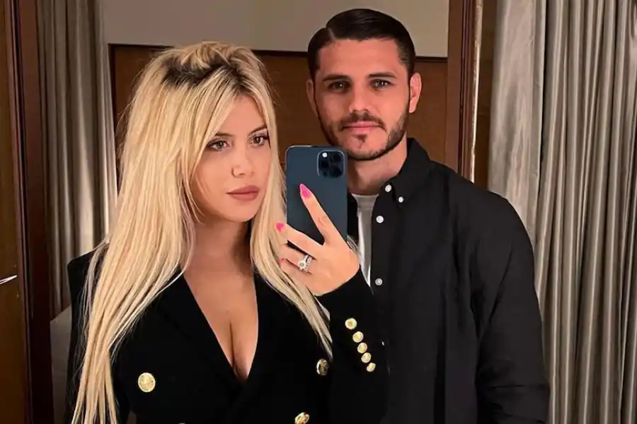 IDA Y VUELTA. Mauro Icardi y Wanda Nara.
