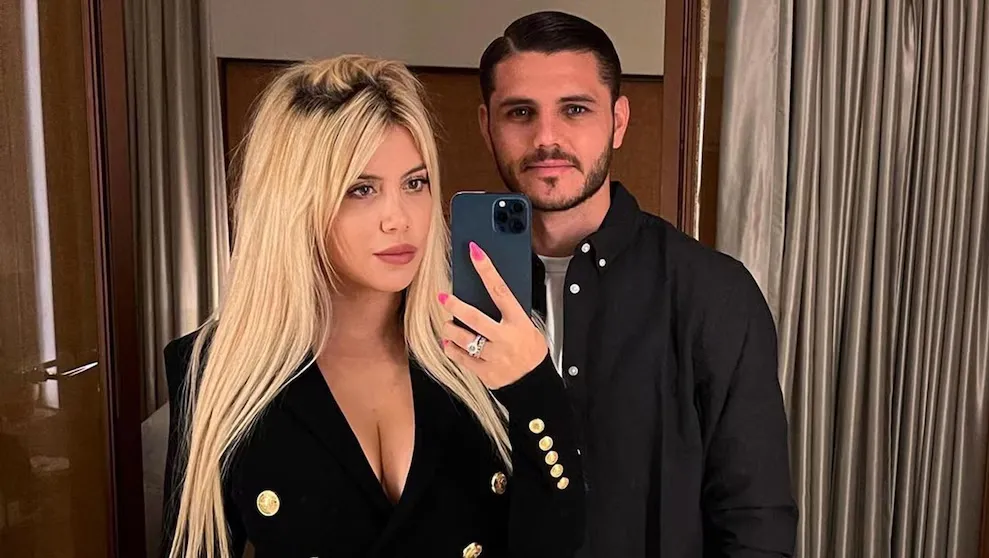 IDA Y VUELTA. Mauro Icardi y Wanda Nara.