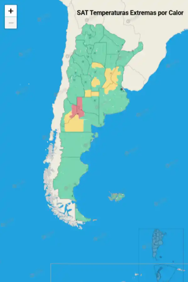 Hay alerta roja por altas temperaturas en tres provincias
