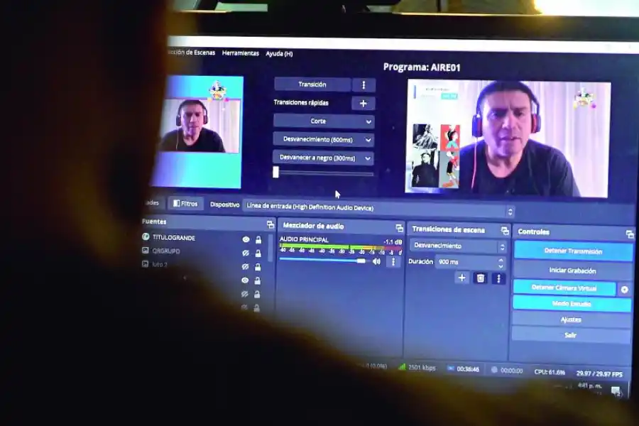 DESDE MAR DEL PLATA. Valdez sale en modo virtual.