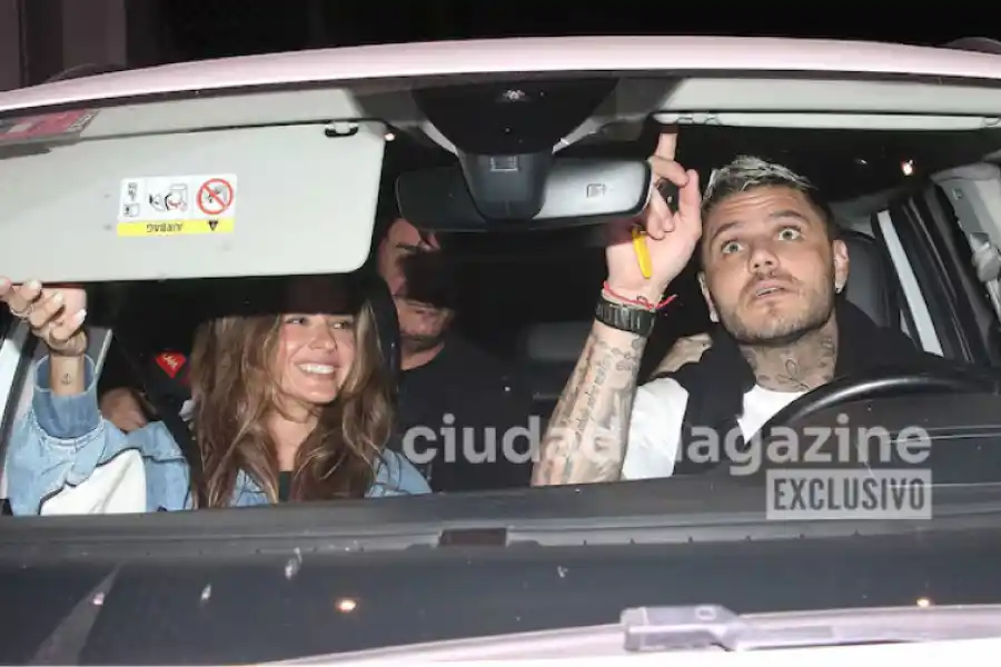 La primera salida de La China Suárez y Mauro Icardi