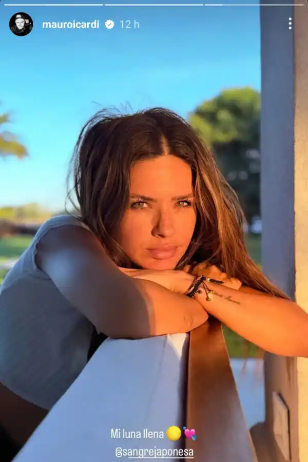 Mi luna llena: la publicación de Mauro Icardi enamorado de la China Suárez