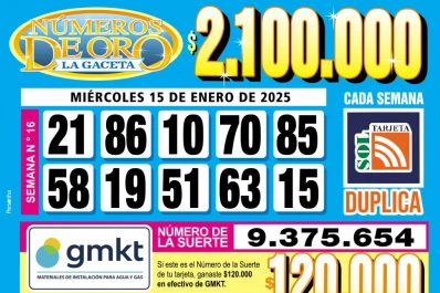 Los Números de Oro de LA GACETA