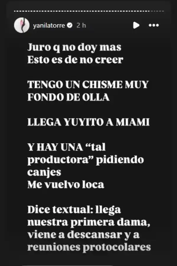 El rumor de Yanina Latorre sobre Yuyito