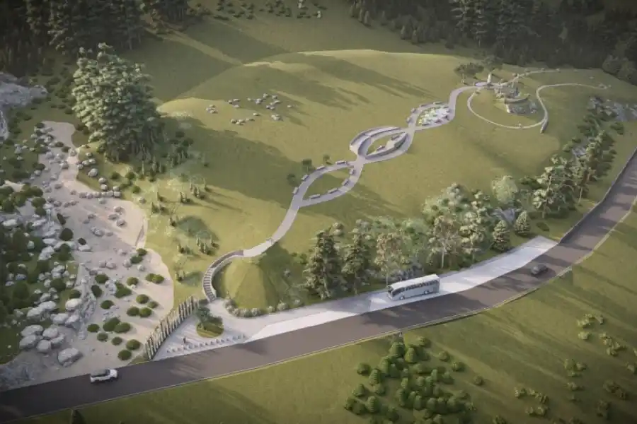 CAMINERÍA. Un Vía Crucis en forma de ocho para llegar al Cristo.