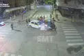 Video: la semana arrancó con un nuevo accidente de tránsito en pleno centro