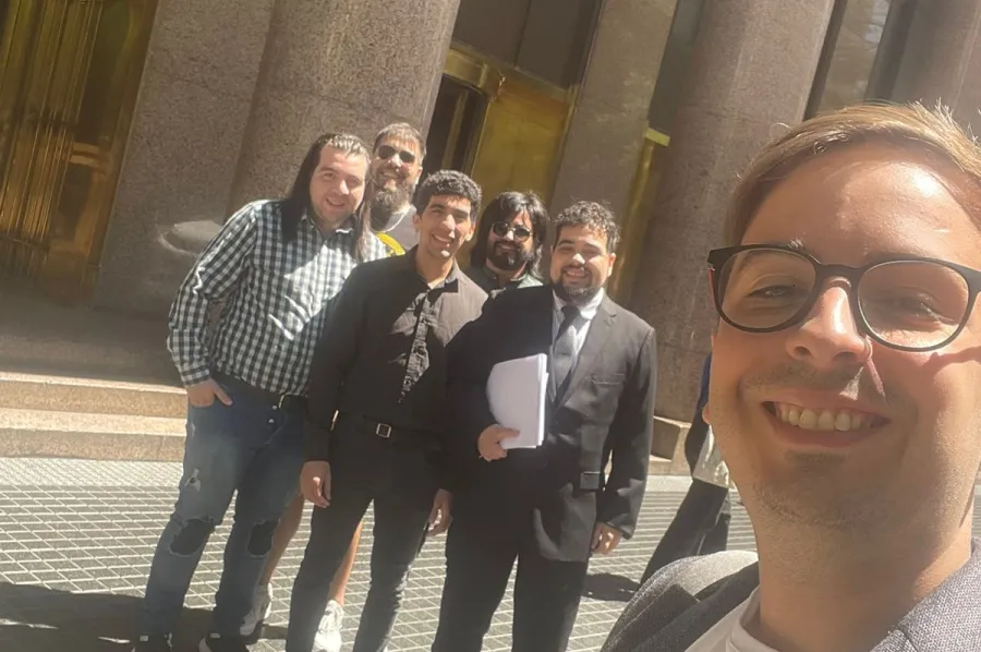 EL EQUIPO DE TRABAJO. Los cinco son cofundadores de la empresa. / CORTESÍA: FACUNDO CASTRO 