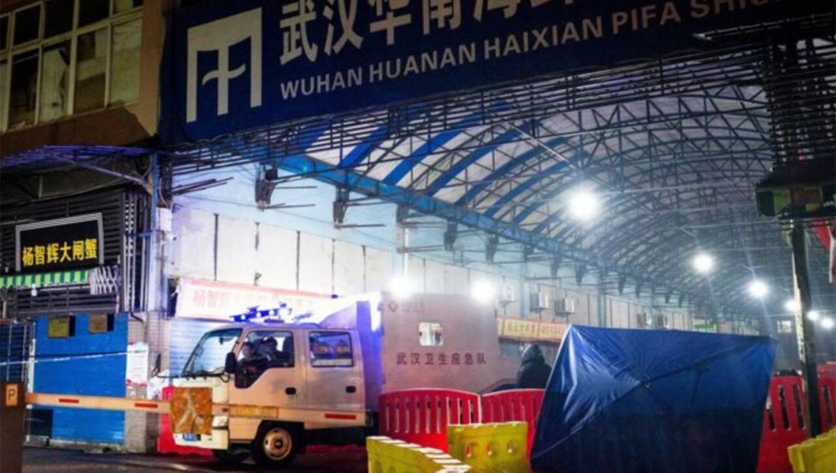 EL MISTERIO. Las sospechas de que el virus de covid-19 pasó de los animales a los humanos puso las miradas sobre el antiguo mercado de mariscos de Huanan.