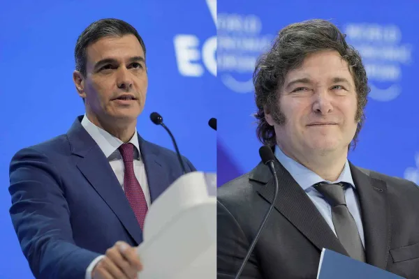 Milei criticó a Pedro Sánchez por su propuesta de regular las redes sociales: Lamentable