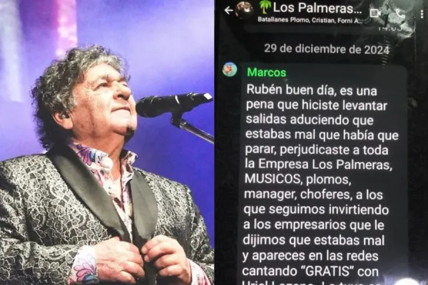 Escándalo en Los Palmeras: el hijo de Cacho Deicas enfrentó públicamente a un músico fundamental de la banda