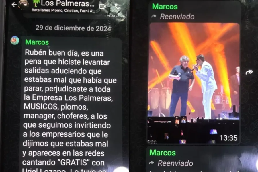 Las capturas publicadas en la cuenta de Instagram oficial de Cacho Deicas.