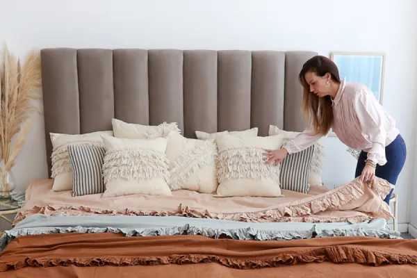 Cómo Decorar Almohadas Decoracion Cama Como Hacer Cojines