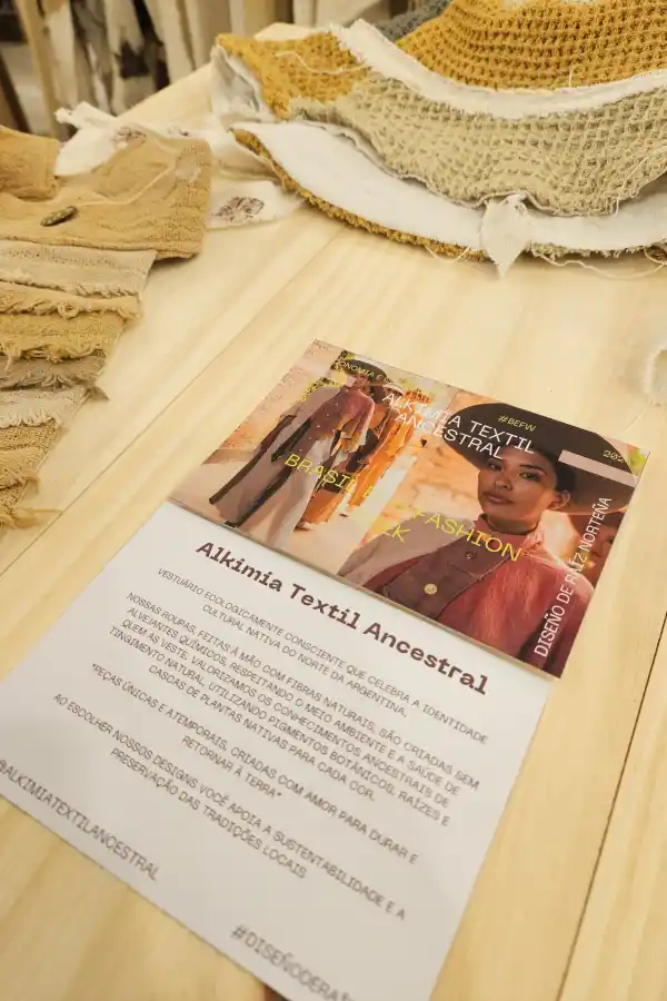 Moda sostenible del norte argentino en Brasil Eco Fashion Week