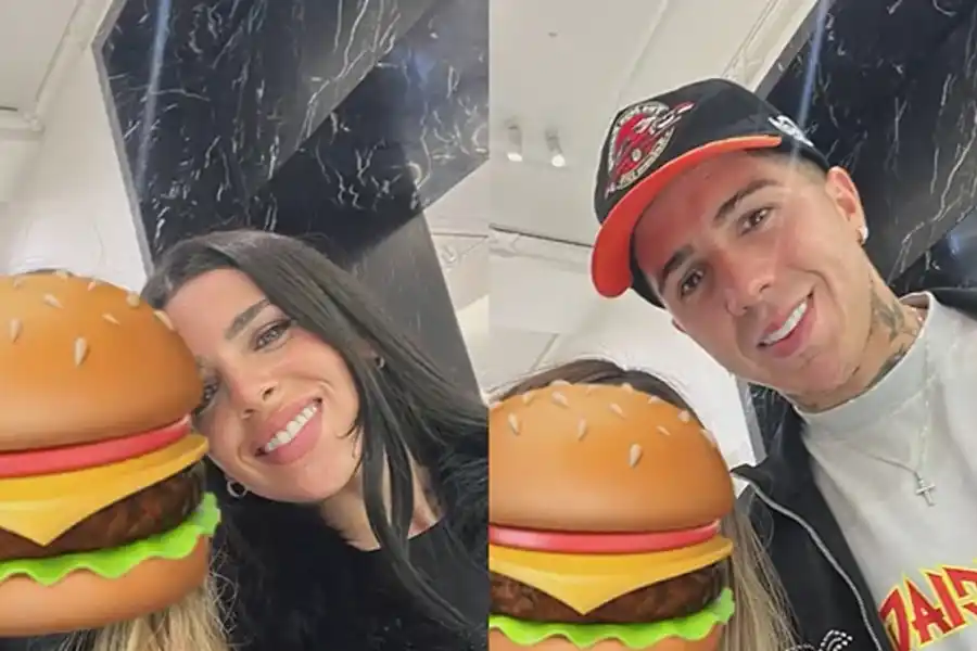 Las fotos que se filtraron de Enzo Fernández y Valu Cervantes.