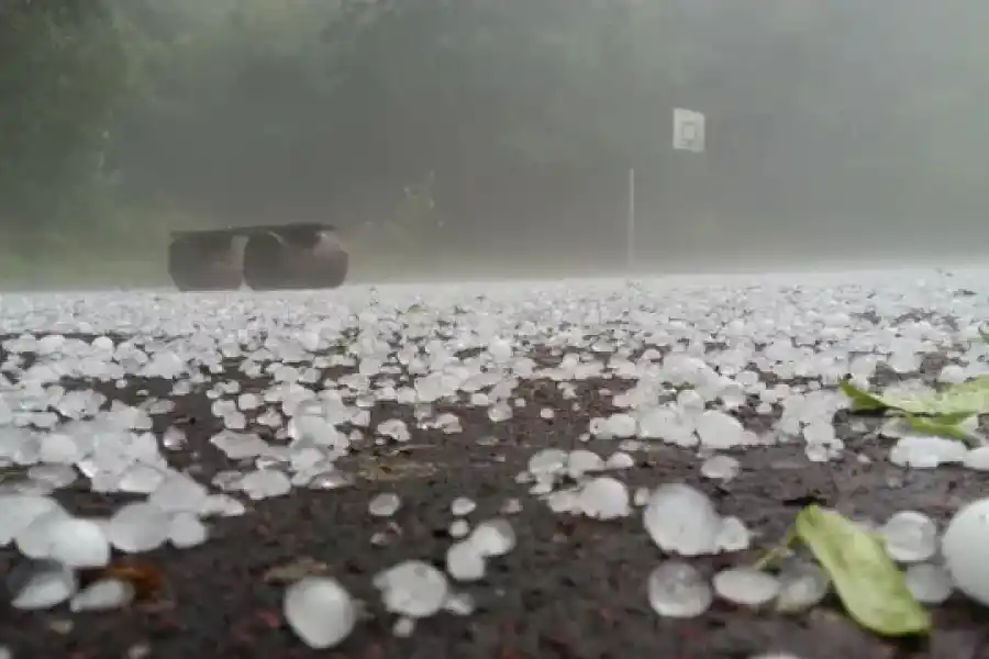 Alerta: aviso a corto plazo por caída de granizo en Tucumán, Salta, Catamarca y Santiago del Estero