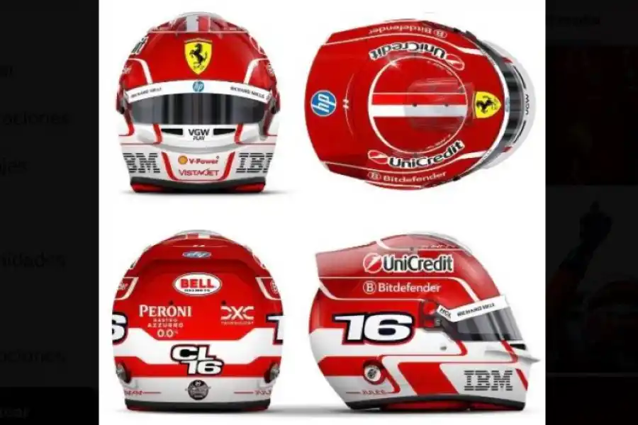 Leclerc en modo Colapinto: usará su casco para homenajear