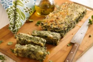 Budín de espinaca saludable y sin harinas: fácil, rápida y económica