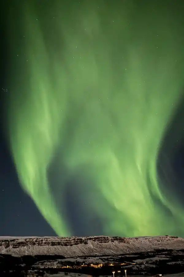 SOBRE EL HIELO. El frío durante el invierno islandés es crudo.