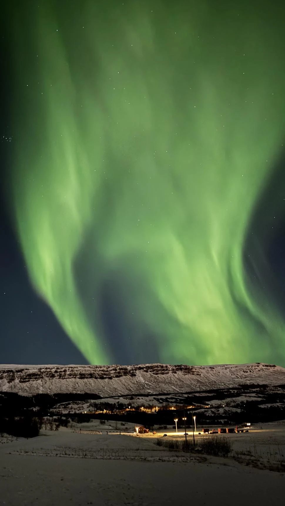 SOBRE EL HIELO. El frío durante el invierno islandés es crudo.