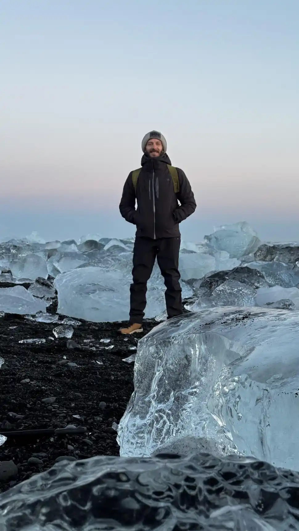 CASCADAS. Por la mañana también había lindos paisajes.