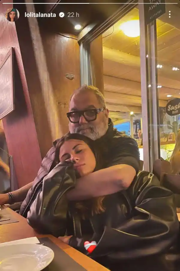 La publicación de Lola Lanata recordando a su padre.