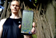 El GPS es su pincel: conocé al tucumano que dibuja mientras corre